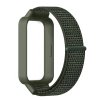 Nylónový náhradný náramok pre Xiaomi Smart Band 9 Active a Redmi Band 3 zelená army