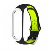 EF náhradní náramek s kovovým zapínáním pro Mi Band 5 zeleno-černá