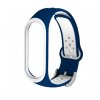 EF náhradní náramek s kovovým zapínáním pro Mi Band 5 modro-bílá