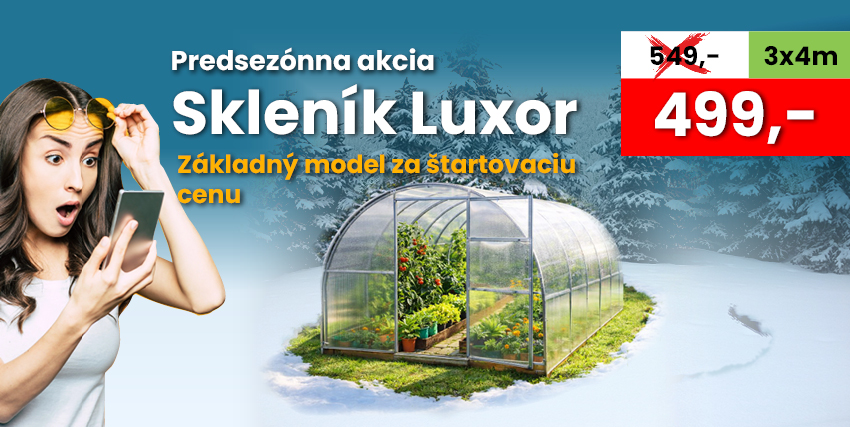Skleník Luxor za 499