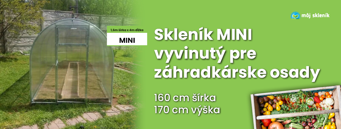 Mini skleník pre záhradkárske osady
