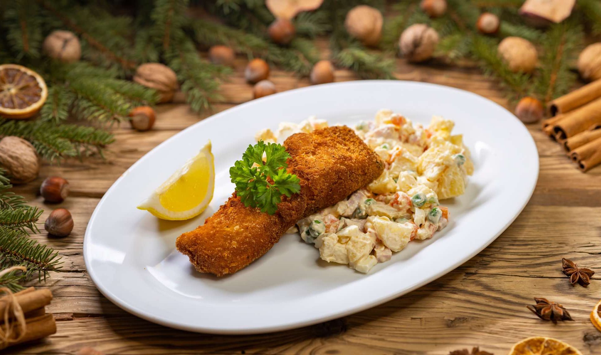 Fit a chutný štedrovečerný zemiakový šalát