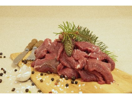 Jeleň- mäso na guláš 500g