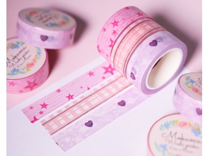 Pastel Peach Washi SET