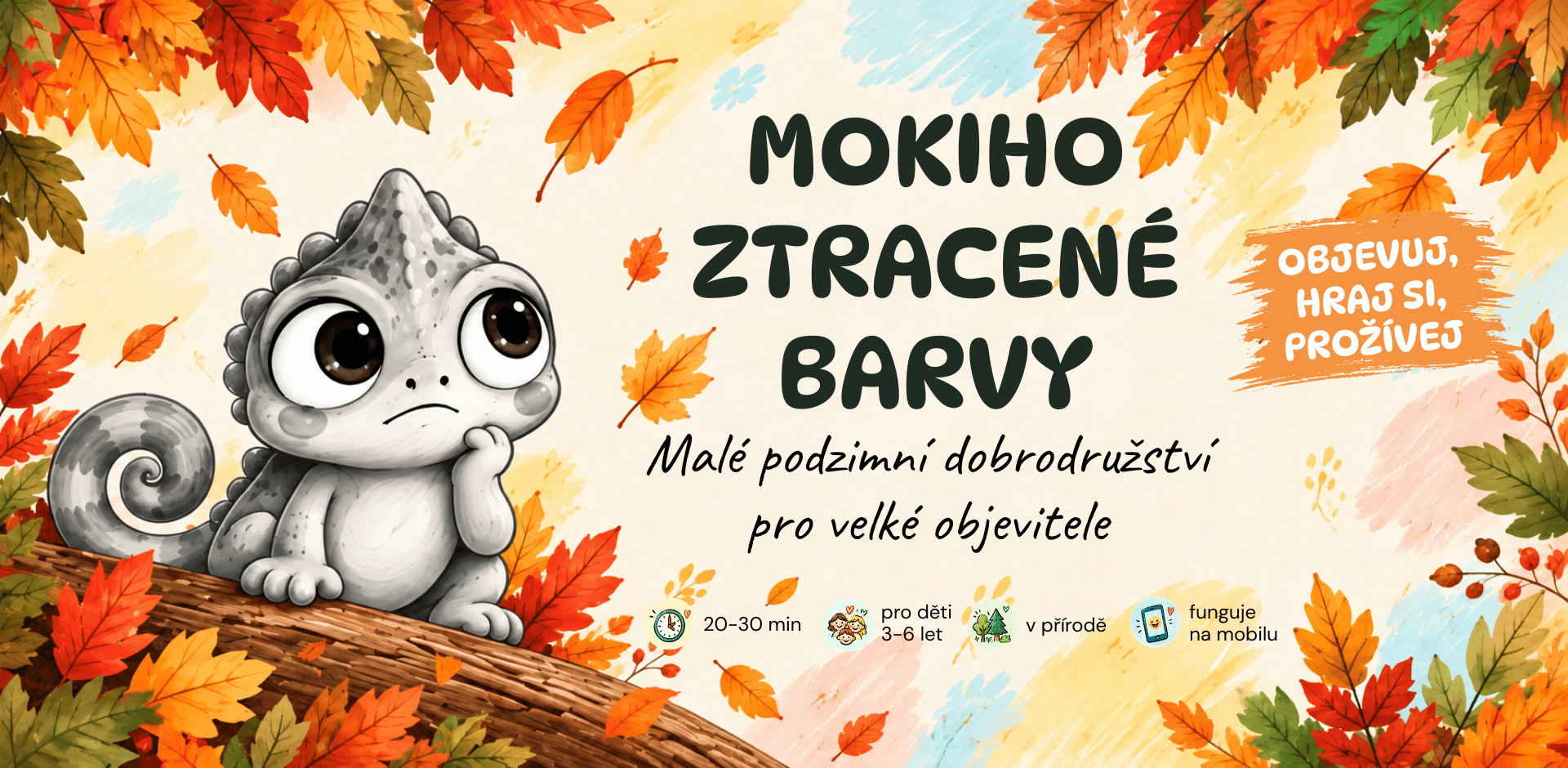 Mokiho ztracené barvy – podzimní dobrodružství pro děti