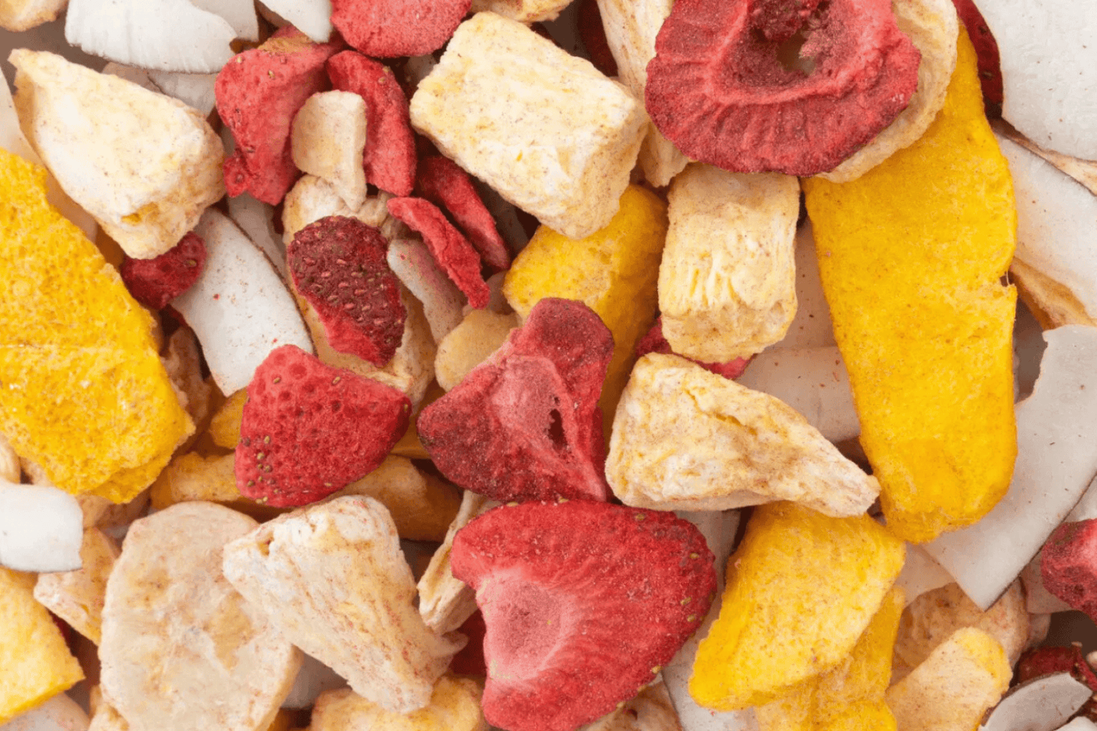 Postup výroby lyofilizovaného ovoce