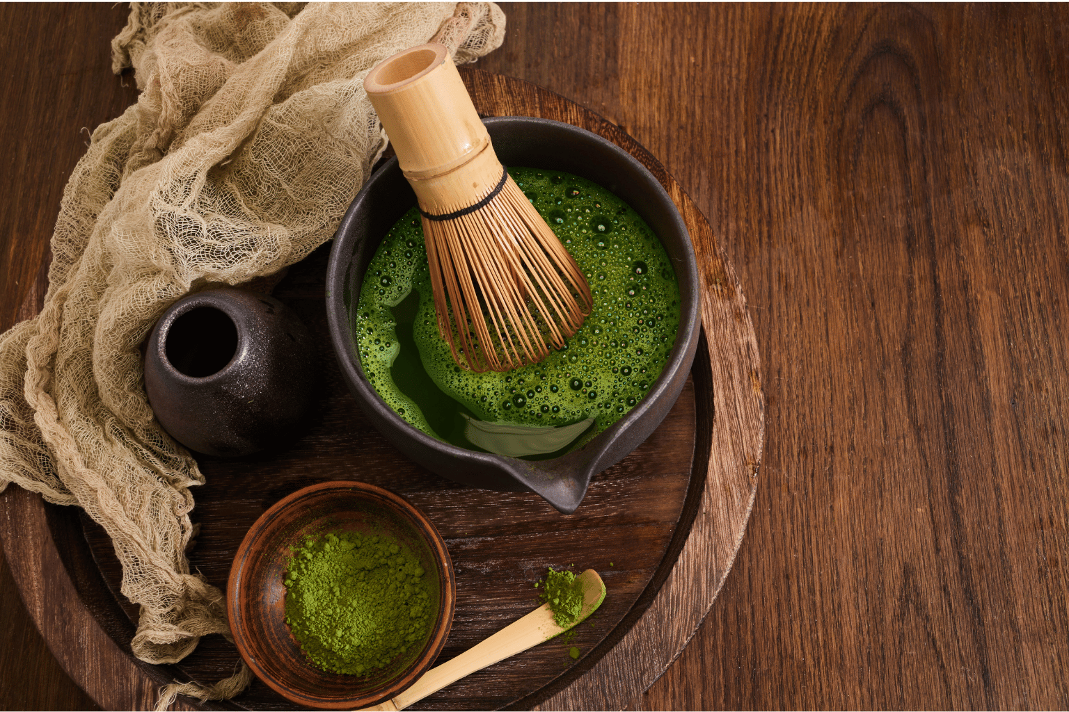 Matcha Tea zblízka (jak funguje)