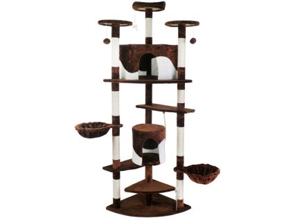 3809 skrabadlo pro kocky 200 cm hnedo bile