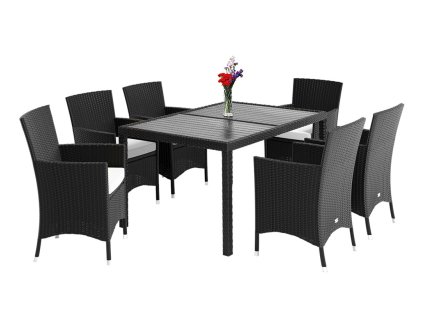 4310 11 zahradni polyratanova sestava samoa cerno kremova