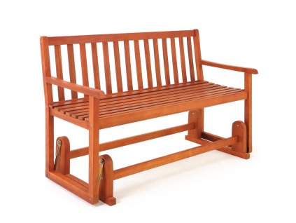 4598 zahradni drevena lavicka houpaci masivni akaciove drevo