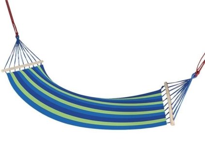 4718 zahradni houpaci sit 195x80 cm zelena modra