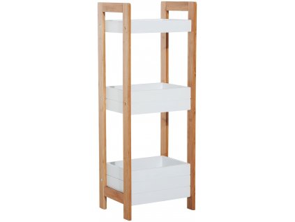 Bambusový stojan se 3 policemi 28 x 20 x 76 cm