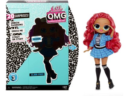 6869 mga l o l surprise omg series 3 class prez fashion doll