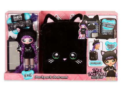 6956 mga na na na surprise batoh s pokojickem 3v1 cerny