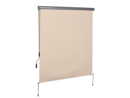 Vertikální markýza na zastínění terasy 160 x 250 cm | krémová