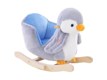 Houpací zvířátko tučňák se zvuky 60 x 33 x 55 cm