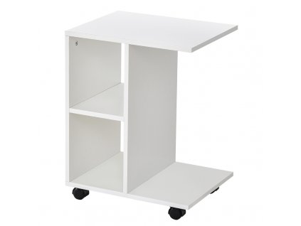 Odkládací stolek 45 x 35 x 58 cm | bílý