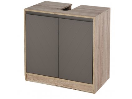 Koupelnová skříňka pod umyvadlo 60 x 30 x 60 cm | šedá
