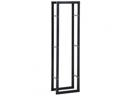Zásobník na krbové dřevo 40 x 25 x 150 cm | černý