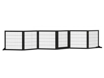 Bezpečnostní zábrana do dveří 432 x 36 x 70 cm | černá