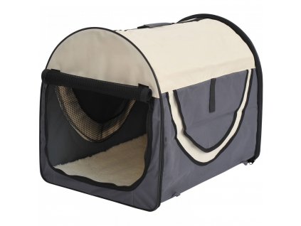 Přepravní box pro psy 97 x 71 x 76 cm | šedý