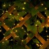 2202 6 vanocni led osvetleni na stribrnem dratku 100 led tepla bila