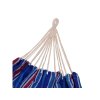 Zahradní houpací síť 210x150 cm, pro dvě osoby | červená/modrá