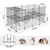Kovový výběh pro králíky, morčata a jiné hlodavce 146 x 73 x 71 cm