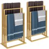 5825 6 bambusovy stojanovy drzak na rucniky 40 x 24 x 82 cm 2 dilny set