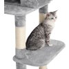 Škrabadlo pro kočky 164 cm | šedé