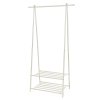 Stojan na oblečení a boty kovový | bílý