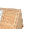 8315 2 dreveny vybeh pro kraliky morcata a jine hlodavce 116 x 62 x 53 cm hnedy