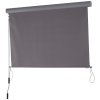 Vertikální markýza na zastínění terasy 140 x 200 cm | šedá
