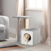 Škrabadlo pro kočky 59 x 39 x 62 cm | šedé