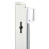 Bezpečnostní zábrana do dveří 115 cm rolovací | světle šedá