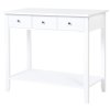 Konzolový stolek 90 x 40 x 75 cm | bílý