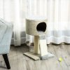 Škrabadlo pro kočky 30 x 30 x 50 cm | šedé