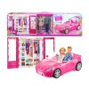 Barbie sada panenka Barbie/šatník/kabriolet/Ken GVK05