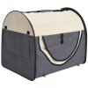 Přepravní box pro psy 70 x 51 x 59 cm | šedý