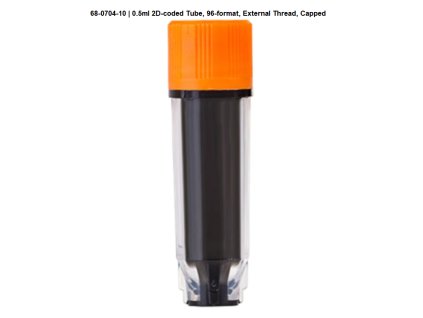 0.5ml 2D-coded Tube, 96-format, External Thread