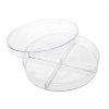 Petri dish 4 sector
