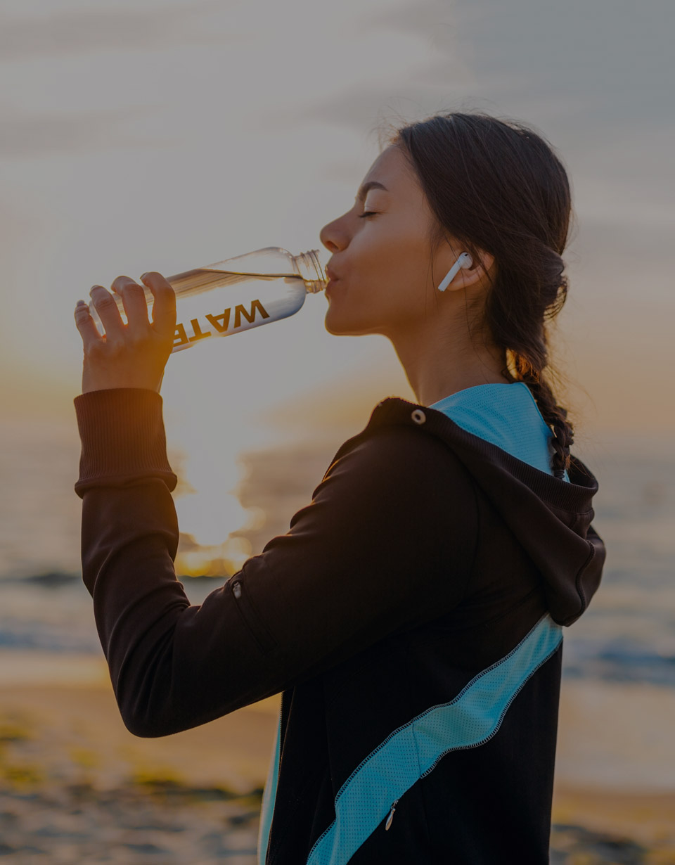 Drink water enriched with molecular hydrogen