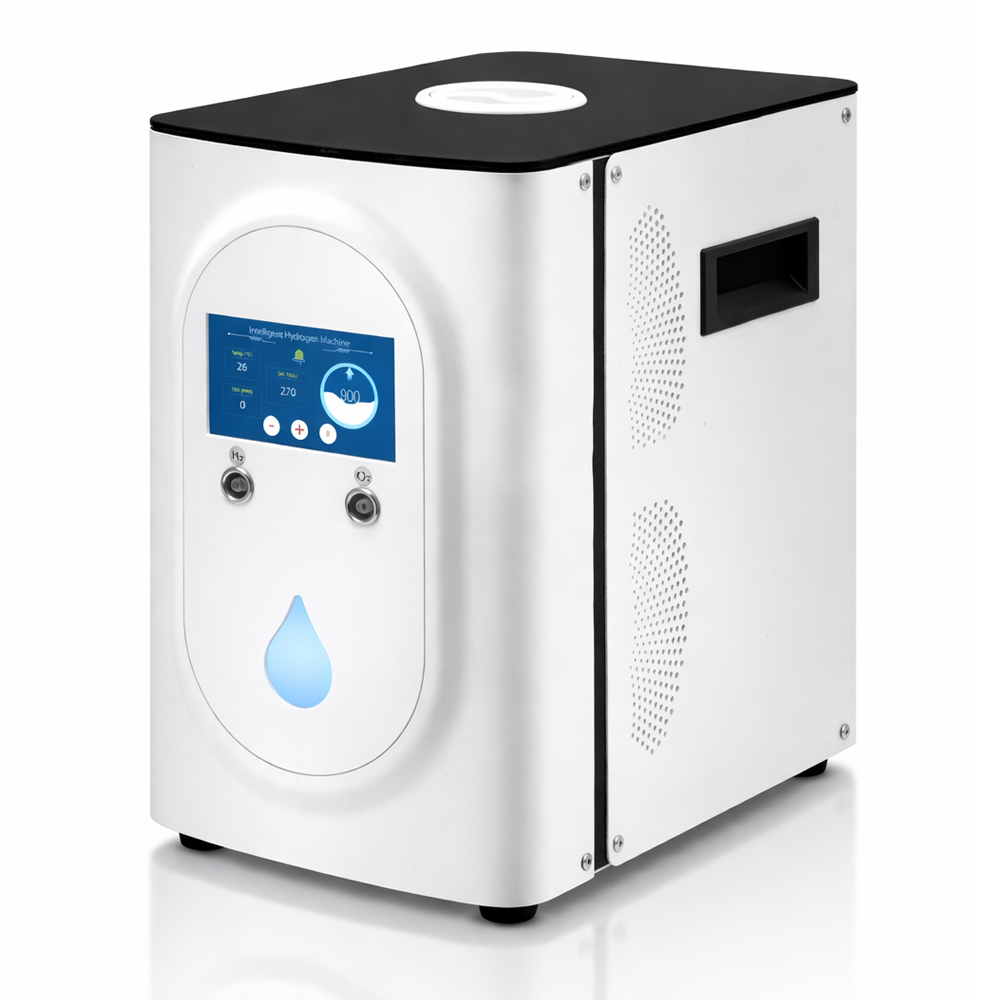 LAZENA H2-600M clinic-grade hydrogen inhaler in a modern interior, front view