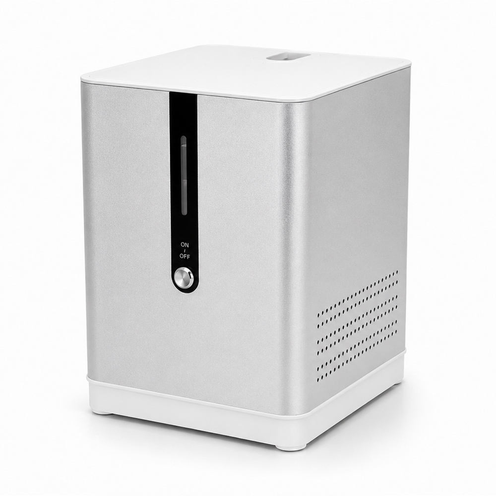 H2-MINI hydrogen inhaler with water tank, H2 outlet and front water level indicator