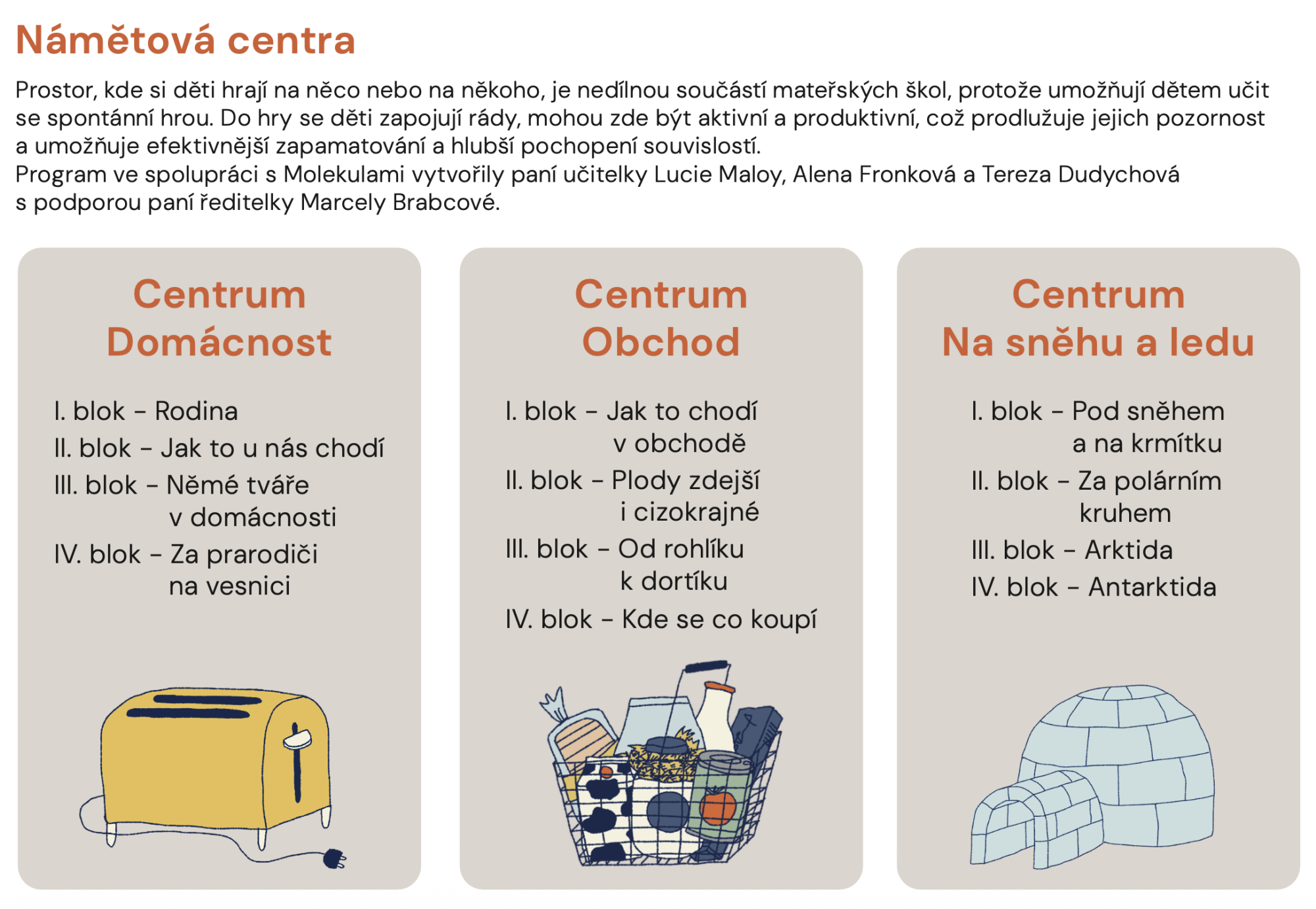 Webinář Práce s námětovými centry