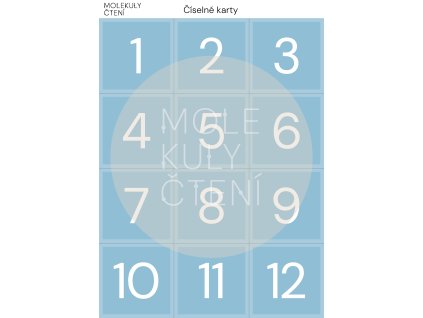 číselné karty 1