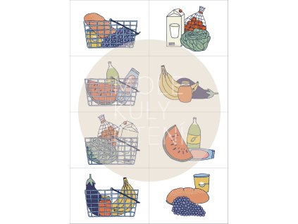 přiřad věci v košíku