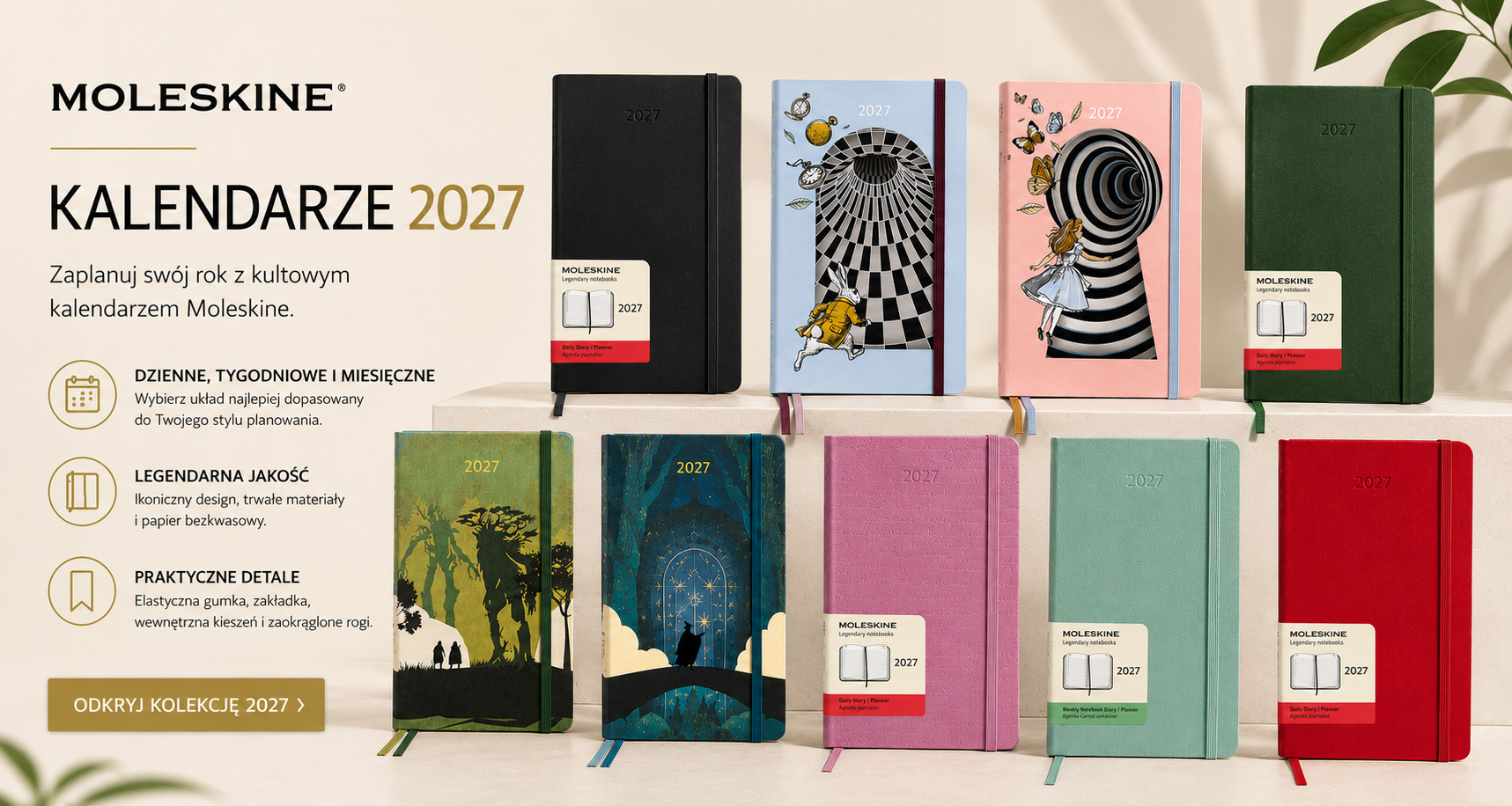 Moleskine diáre 2027