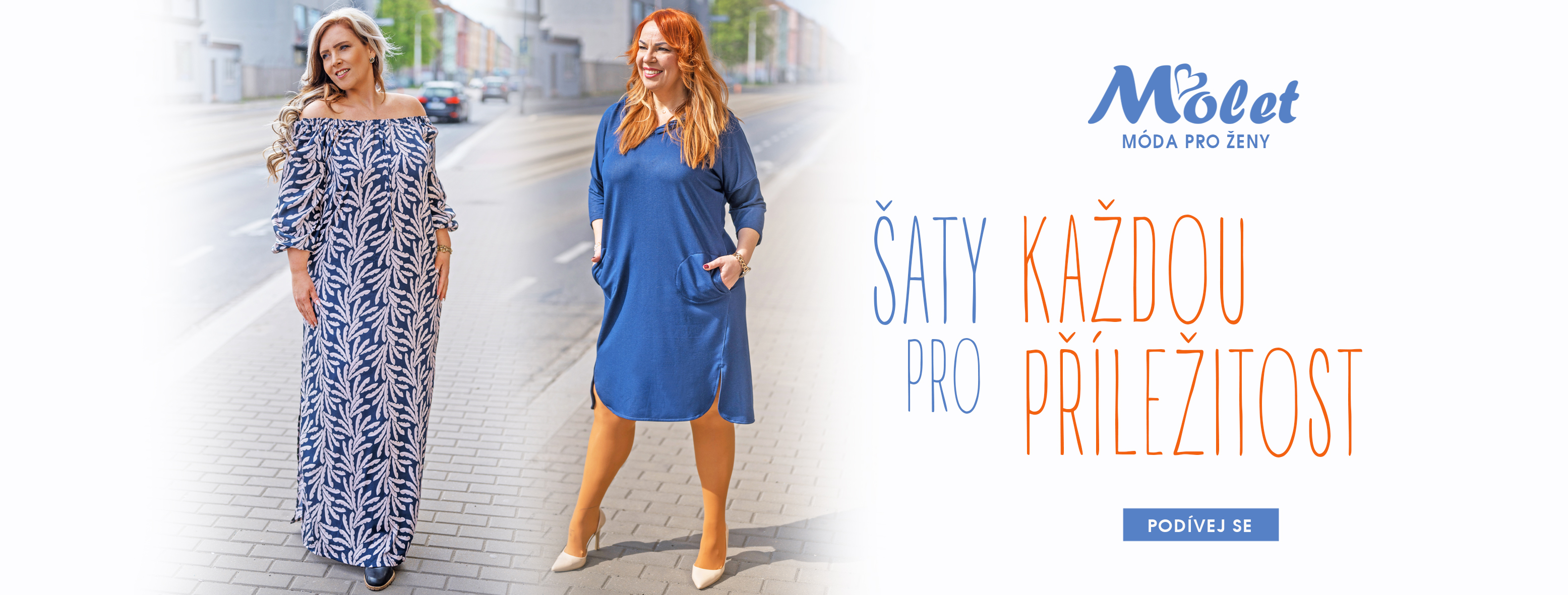 Dámské šaty pro plnoštíhlé