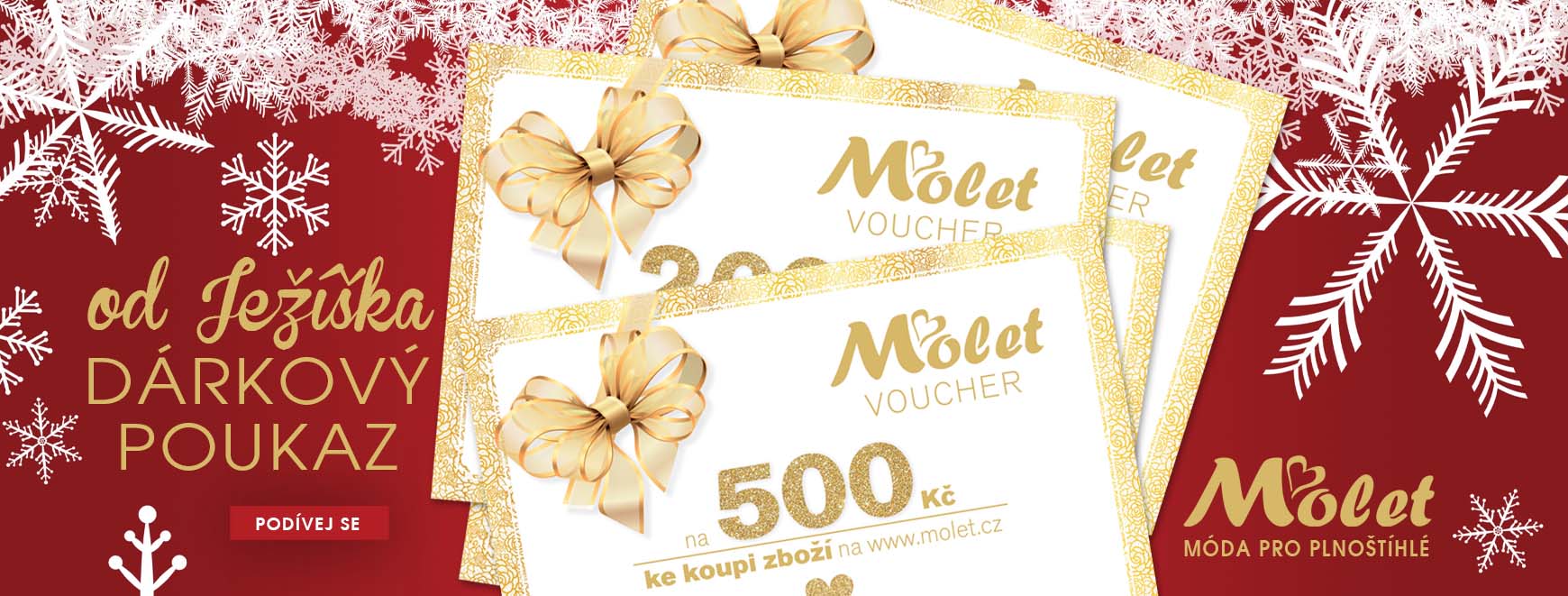 dárkové poukazy na oblečení pro plnoštíhlé